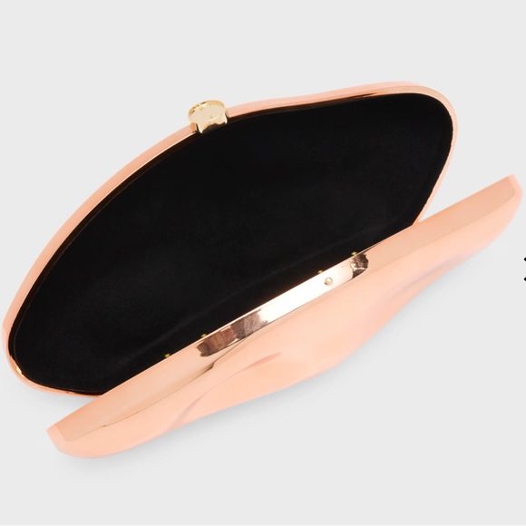 Cult Gaia The Caldera Metallic Clutch Bag in copper - NWT with dust bag - Picture 5 of 12